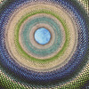 Mindful Mandala in Blues and Greens | Amy Diener for P&B Textiles | Wall Hanging Panel | 42x44 | 100 % Cotton | Quilt Panel Fabric | Sold By The Panel