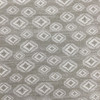 Textured Grey Southwest Diamond Print | Modern Lodge | Painted Sky Studio for Bernatex | Quilting Fabric | 100% Cotton | 44 wide | By the Yard 5156