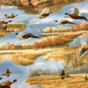 Wild Pheasants |Quilting Treasures | Maine Wildlife | Fall Scene | Quilting Fabric | 100% Cotton | 44 wide | By the Yard 5287
