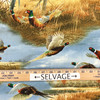 Wild Pheasants |Quilting Treasures | Maine Wildlife | Fall Scene | Quilting Fabric | 100% Cotton | 44 wide | By the Yard 5287