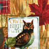 Fall Retreat | Maine Wildlife | Deer | Owl | Fox | Stamps |  Quilting Fabric | 100% Cotton | 44 wide | By the Yard 5288