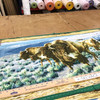 Mountain Buffalo Wall Hanging Panel | Cynthie Fisher | 24 Inch Panel | Quilting Fabric | 100% Cotton | 44 wide | By the Yard 5295