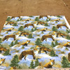 Winter Foxes | Hautman | Maine Wildlife | Quilting Fabric | 100% Cotton | 44 wide | By the Yard 5297
