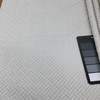 Flanders in Pearl | Upholstery Fabric | Off White Pre Quilted Lattice | 54 wide | By The Yard