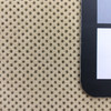 Maxima in Flax  | Velvet Upholstery Fabric | Dimple Dot in Yellowish Beige | Microfiber Velvet | 54 wide | By The Yard