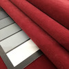 Nova in Ruby  | Velvet Upholstery Fabric | Crosshatch Textured in Red | Microfiber Velvet | 54 wide | By The Yard