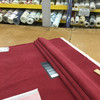 Nova in Ruby  | Velvet Upholstery Fabric | Crosshatch Textured in Red | Microfiber Velvet | 54 wide | By The Yard