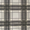 Tartan Plaid Velvet Fabric | Black and Grey | Heavyweight Upholstery | Microfiber Velvet | 54 wide | By The Yard