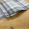 Tartan Plaid Velvet Fabric | Shades of Grey | Heavyweight Upholstery | Microfiber Velvet | 54 wide | By The Yard