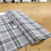Tartan Plaid Velvet Fabric | Shades of Grey | Heavyweight Upholstery | Microfiber Velvet | 54 wide | By The Yard