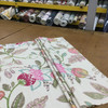 Rivendell in Fuchsia | Printed Upholstery / Drapery Fabric | Floral in Off White / Yellow / Pink / Green | 54 wide | By The Yard