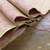 Luster in Taffy | Upholstery & Heavy Curtain Fabric | Iridescent Woven in Orange / Pink / Gold Metallic   | 54 wide | By The Yard