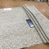Metro in Natural | Chenille Upholstery Fabric |  Mottled Design in Taupe and Off White | 54 wide | By The Yard