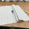 Mingle in Mushroom | Upholstery & Heavy Curtain Fabric | Geo Ogee in Taupe | 54 wide | By The Yard