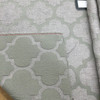 Pastis in Gunmetal | Chenille Upholstery Fabric |  Quatrefoil in Dark Grey | 54 wide | By The Yard
