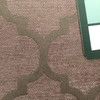 Pastis in Eggplant | Chenille Upholstery Fabric |  Quatrefoil in Purple | 54 wide | By The Yard