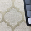 Pastis in Sand | Chenille Upholstery Fabric |  Quatrefoil in Sand | 54 wide | By The Yard