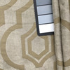 Tangier in Mushroom | Chenille Upholstery Fabric |  Tiled Design in Taupe | 54 wide | By The Yard