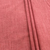 Heathered Coral Red Linen Weave Fabric | Upholstery / Drapery | Medium Weight | 54 wide | By The Yard | Vision in Carnival