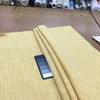 Heathered Yellow Linen Weave Fabric | Upholstery / Drapery | Medium Weight | 54 wide | By The Yard | Vision in Cornsilk