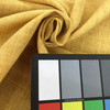 Heathered Yellow Linen Weave Fabric | Upholstery / Drapery | Medium Weight | 54 wide | By The Yard | Vision in Cornsilk