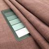 Heathered Eggplant Purple Linen Weave Fabric | Upholstery / Drapery | Medium Weight | 54 wide | By The Yard | Vision in Eggplant