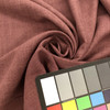 Heathered Eggplant Purple Linen Weave Fabric | Upholstery / Drapery | Medium Weight | 54 wide | By The Yard | Vision in Eggplant
