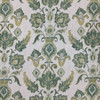 Grand Palace in Turquoise | Upholstery & Heavy Curtain Fabric | Jacobean Floral Jacquard | Green / Turquoise / Gold | 54 wide | By The Yard