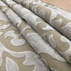 Mistique in Mushroom | Chenille Upholstery Fabric |  Damask in Taupe | 54 wide | By The Yard