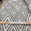 Eternity in Mushroom | Upholstery & Heavy Curtain Fabric | Diamond Design in Taupe and Off White | 54 wide | By The Yard