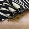Eternity in Onyx | Upholstery & Heavy Curtain Fabric | Diamond Design in Black and Tan | 54 wide | By The Yard