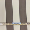 Striped Outdoor Fabric | Brown / Beige | Patio & Marine Upholstery / Awnings | WATERPROOF | Sunbrella-Like | 47" Wide | By the Yard