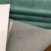 Teal Mottled Flocked Velvet Fabric | Heavy Upholstery | 54" Wide | By the Yard | "Chloe" Spa