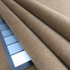 Melon in Mocha | Velvet Upholstery Fabric | Solid Chocolate Brown | Microfiber Velvet | 54 wide | By The Yard