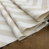 Tan on Natural Chevron Print | Home Decor Print Fabric | Drapery | 54 Inch Wide | By The Yard