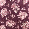 Burgundy Floral | Wide Back Quilting Fabric |  100% Cotton  | 108" Wide | By the Yard