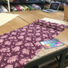 Burgundy Floral | Wide Back Quilting Fabric |  100% Cotton  | 108" Wide | By the Yard