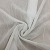 White Sheer Crinkle Texture | Drapery Fabric | Polyester  | 104" Wide | By the Yard