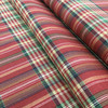 Vintage Plaid in Red, Green, and Off White | Drapery / Upholstery / Slipcover Fabric | 54" Wide | By the Yard