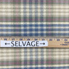 Vintage Plaid in Blue, Pink, Green, and Off-White | Upholstery / Slipcover Fabric | 54" Wide | By the Yard