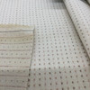 Off White with Pink and Brown Dots | Low-pile Chenille Microfiber Fabric  | Rubber-backed Heavy Duty Upholstery | 54" Wide | By the Yard