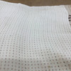 Off White with Pink and Brown Dots | Low-pile Chenille Microfiber Fabric  | Rubber-backed Heavy Duty Upholstery | 54" Wide | By the Yard