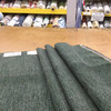 Forest Green with Black  | Low-pile Chenille Microfiber Fabric  | Rubber-backed Heavy Duty Upholstery | 54" Wide | By the Yard