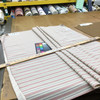 Vintage Stripes in Rose Pink, Blue, Mint, and Off White | Drapery / Upholstery / Slipcover Fabric | 54" Wide | By the Yard