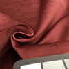 Bordeaux Burgundy  | Velvet Fabric | Medium Weight | Upholstery Fabric | 54" Wide | By the Yard