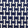 Dog Bones | Blue / White | Home Decor  / Drapery Fabric | Premier Prints | 100% Cotton | 54" Wide | By the Yard