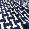 Dog Bones | Blue / White | Home Decor  / Drapery Fabric | Premier Prints | 100% Cotton | 54" Wide | By the Yard