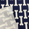 Dog Bones | Blue / White | Home Decor  / Drapery Fabric | Premier Prints | 100% Cotton | 54" Wide | By the Yard