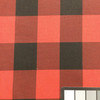 Large Scale Buffalo Plaid in Red and Black | Home Decor  / Drapery Fabric | 100% Cotton | 54" Wide | By the Yard