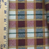 Vintage Plaid in Red, Green, Off White, and Tan  | Upholstery / Slipcover Fabric | 54" Wide | By the Yard
